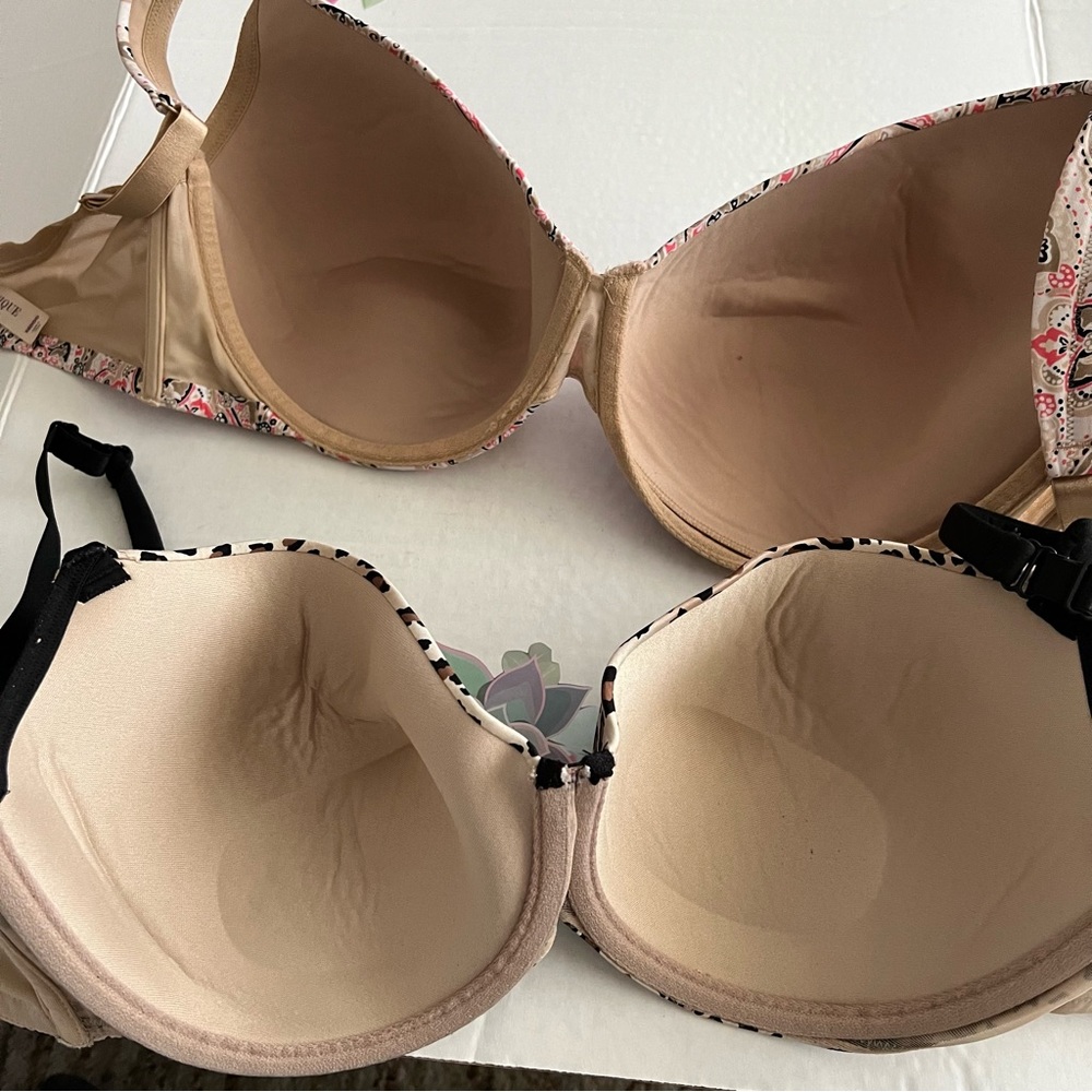 Lane Bryant Cacique Bra leopard and pink - Picture 5 of 8